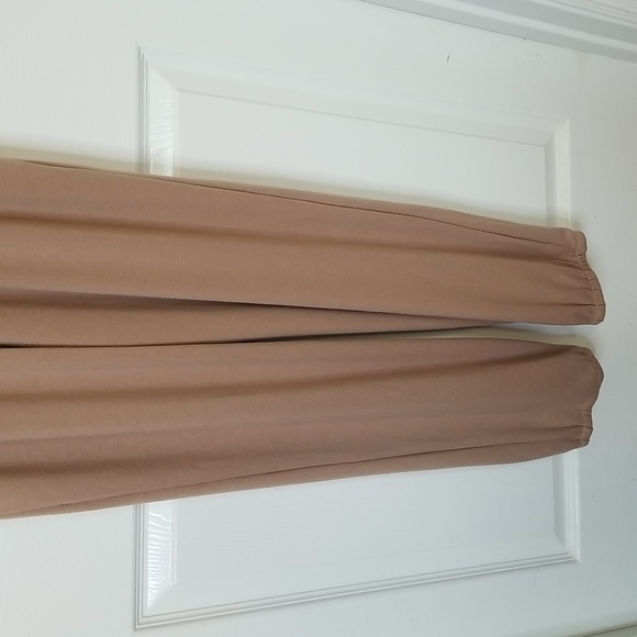 Hem And Thread Cappuccino Short Sleeve Skinnny Leg Sweater Jumpsuit - Picture 6 of 13